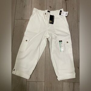 Women's Lee® Flex-To-Go Cargo Mid Rise Capri Pants ULTRA LUX‎ COMFORT Size 6